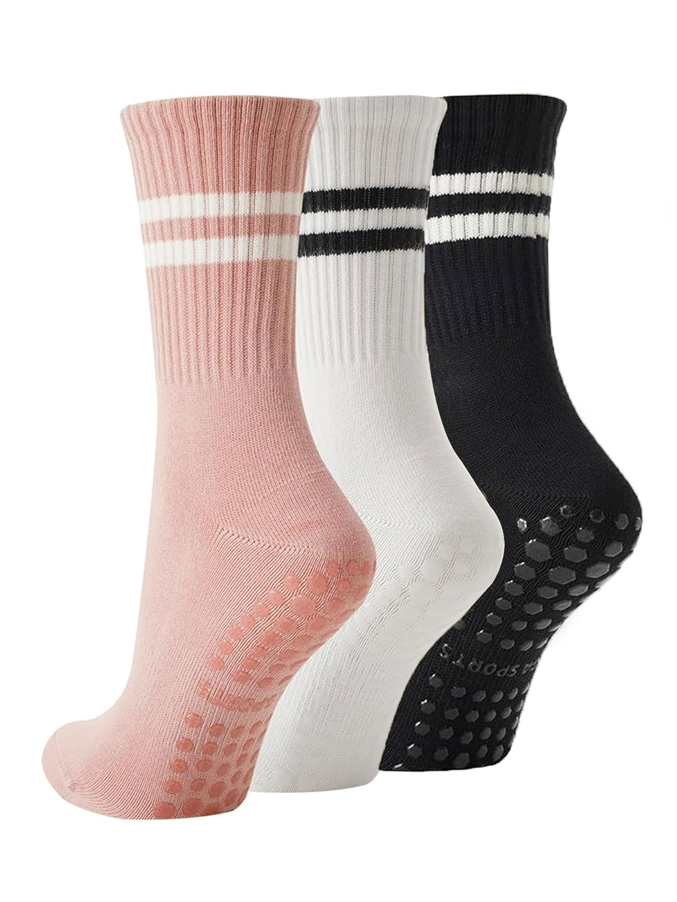 Medias Para Pilates Y Yoga - 3 Pasang Kaus Kaki Yoga, Kaus