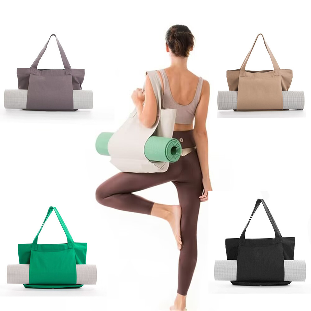 Pilate Yoga Workout - Tas Jinjing Matras Yoga Berbahan Kanvas,