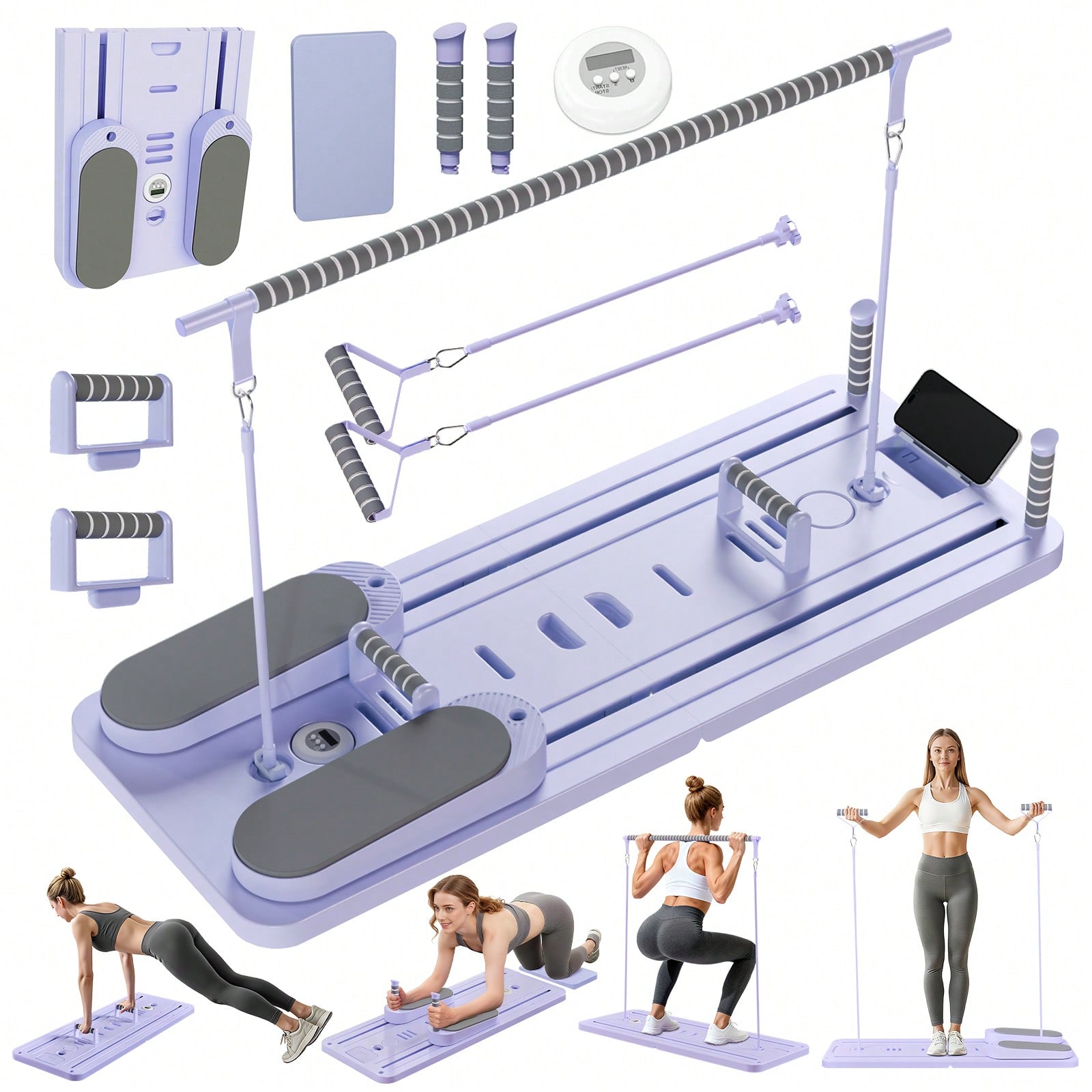 Pilates & Yoga Vida - Reformer Pilates dengan Bar, Papan Pilates