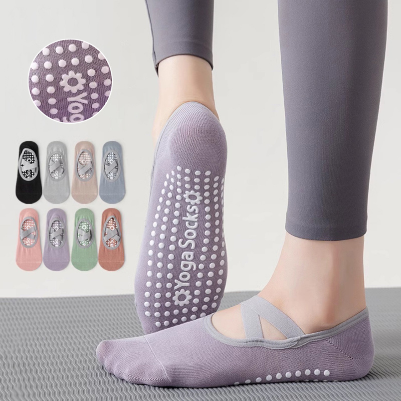 Pilate Yoga Workout - Kaus kaki Yoga bawah handuk berongga