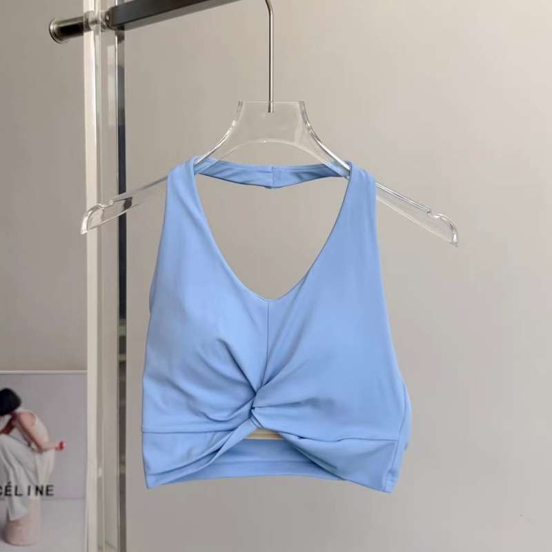 Bra Olahraga Halter Twist Wani - Pilate Yoga Workout ulasan dan harga