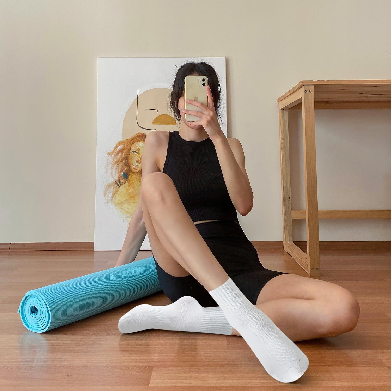 4-6 pasang kaus kaki yoga wani - Medias Para Pilates Y Yoga ulasan dan harga